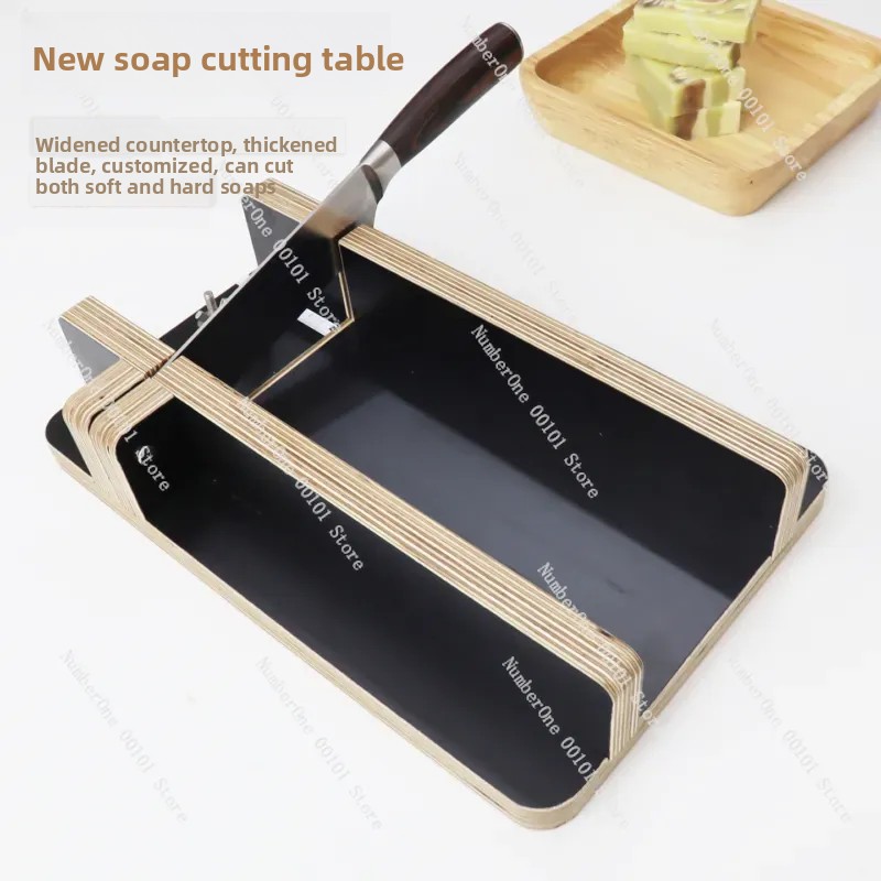 Soap Making Diy Kit - โต๊ะตัดสบู่ DIY พร้อมสเกล มีดตัดสำหรับสบู่ทำเย็นและสบู่ทำร้อน ชุดอุปกรณ์ทำสบู่แข็งและสบู่นิ่ม สำหรับมืออาชีพ