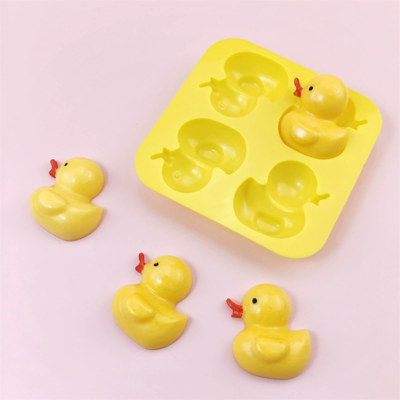 Soap Making Instructions - แม่พิมพ์ซิลิโคนรูปเป็ด 3 มิติ สำหรับทำสบู่ ของใช้ทำสบู่ ลายการ์ตูนสัตว์