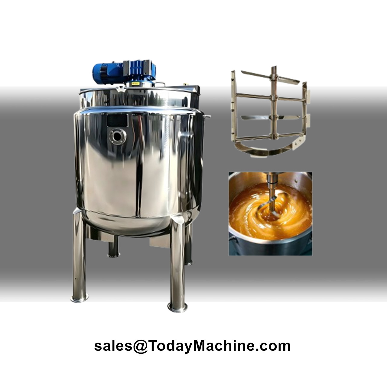 Soap Making Ins - เครื่องผสมและทำให้เป็นเนื้อเดียวกันสำหรับผลิตสบู่เหลว น้ำยาซักผ้า และแชมพู ทำจากสแตนเลสสตีล
