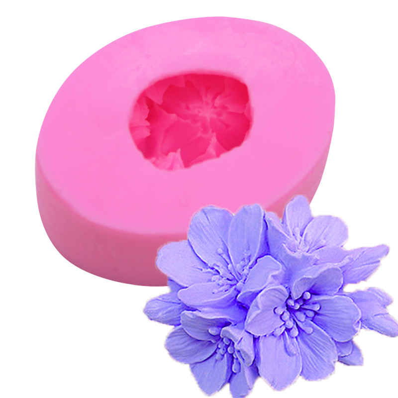 Soap Making Instructions - ซิลิโคนสบู่แม่พิมพ์สําหรับทํา Rose ดอกไม้ Fondant 3d DIY