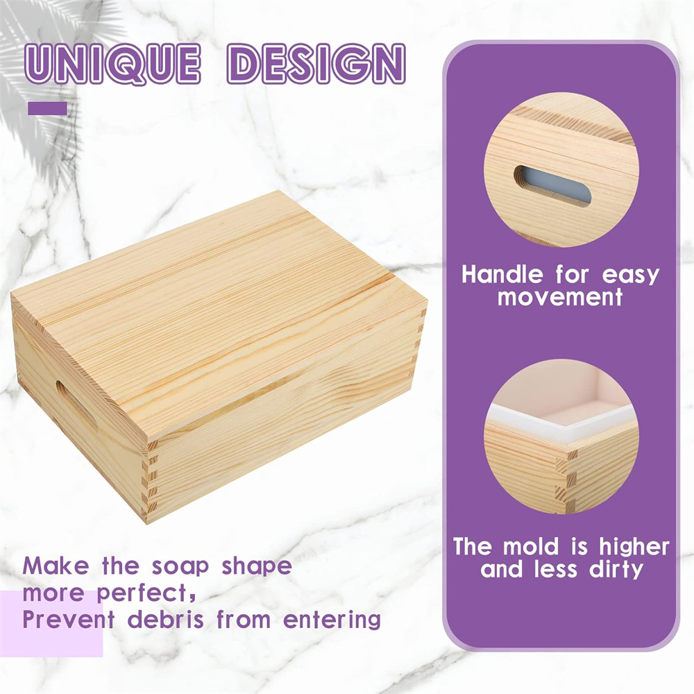 แม่พิมพ์สบู่ขนาดใหญ่สี่เหลี่ยม - Soap Making Kit For Beginners บทวิจารณ์และราคา